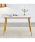 Фото #1 товара Ultra Modern Dining Table with Non-Slip Pads for Stability