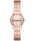 Фото #2 товара Часы Folio Women's Three Hand Rose Gold Tone 27mm