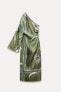 Фото #14 товара Платье асимметричного кроя с принтом — zw collection ZARA