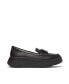 Фото #2 товара Women's F-Mode Folded-Leather Flatform Loafers