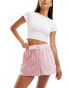 Фото #1 товара ASOS Weekend Collective boxer short in mixed pink stripe