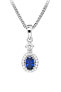 Фото #1 товара Elegant silver pendant with zircons SVLP0670SH8M100
