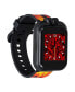 Kid's 2 Black Racing Flames Tpu Strap Smart Watch 41mm