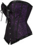 Фото #7 товара Grebrafan Women's Corset, Sexy Brocade Corset, Classic