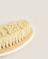 Wood and silicone brush