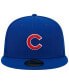 ფოტო #3 პროდუქტის Men's Royal Chicago Cubs 2016 World Series Team Color 59FIFTY Fitted Hat