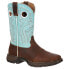 Фото #2 товара Durango Lady Rebel Cowboy Round Toe Womens Blue Casual Boots RD3471