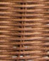 Scalloped rattan basket