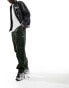 Фото #1 товара Denim Project elastic detailed utility trousers in green