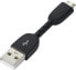 Renkforce RF-4260171 - 0.05 m - USB A - Micro-USB B - USB 2.0 - 480 Mbit/s - Black