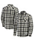 Фото #1 товара Men's Darius Rucker Collection by Black Chicago White Sox Plaid Flannel Button-Up Shirt