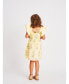 ფოტო #2 პროდუქტის Ruffle Sleeve Floral Girl's Elle Dress Child