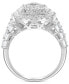 ფოტო #5 პროდუქტის EFFY® Diamond Halo Cluster Ring (2-1/5 ct. t.w.) in 14k White Gold