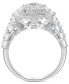 Фото #5 товара EFFY® Diamond Halo Cluster Ring (2-1/5 ct. t.w.) in 14k White Gold