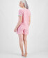 ფოტო #2 პროდუქტის Women's Short-Sleeve Pajamas Set, Created for Macy's