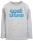 Фото #1 товара Kid Cool Vibes Long-Sleeve Tee - Grey L