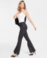 Фото #6 товара Women's High-Rise Flare-Leg Jeans, Created for Macy's