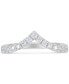 ფოტო #3 პროდუქტის IGI Certified Lab Grown Chevron Band (1/2 ct. t.w.) in 14K White Gold