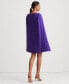 ფოტო #5 პროდუქტის Women's Cape-Overlay Slim-Fit Georgette Cocktail Dress