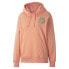 Puma Downtown Relaxed Graphic Pullover Hoodie Womens Pink Casual Outerwear 53358