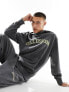 Фото #1 товара COLLUSION Varsity hoodie in grey