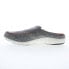 Spenco Siesta Slide Urban Woolie 20066 Womens Gray Canvas Mule Sandals Shoes 9