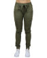 ფოტო #2 პროდუქტის Women's Loose Fit Cotton Stretch Twill Cargo Joggers