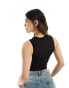 Фото #3 товара ASOS DESIGN knot detail bodysuit in black