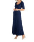 Фото #2 товара Casual Maternity Maxi Dress with Sleeves