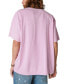 Men's Washed Short Sleeves Pocket Crew Neck T-shirt Pink Hope, M - фото #2