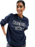 Фото #1 товара Miss Selfridge Chamonix oversized sweat in navy