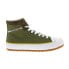 Фото #1 товара Diesel S-Principia Mid Mens Green Canvas Lace Up Lifestyle Sneakers Shoes 12