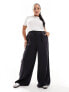 Фото #1 товара ASOS DESIGN Curve dad trouser in washed black