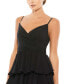 ფოტო #2 პროდუქტის Women's Ieena Ruffled Tiered Sleeveless Gown