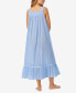 Фото #2 товара Women's Cotton Chambray Embroidered Ballet Nightgown