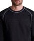 Фото #3 товара Karl Lagerfeld Men's Long Sleeve Slub Raglan Embossed Logo T-shirt
