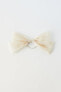Hair tie with organza bow