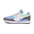 Фото #6 товара Puma Future Rider Play On Lace Up Womens Blue, Green, Grey Sneakers Casual Shoe