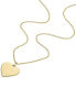 Фото #2 товара Decent Drew Heart Gold Plated Necklace JF04689710