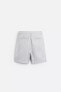 COTTON-LINEN BERMUDA SHORTS