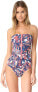 Stella McCartney Women's 173694 Mix and Match Marbles Strapless One-Piece Size L