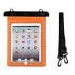 Фото #1 товара Чехол для планшета PVC водонепроницаемый с регулируемым ремнем Outdoor - оранжевый Hurtel Etui