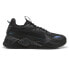 Фото #2 товара Puma RsX Iridescent Lace Up Mens Black Sneakers Casual Shoes 39725802