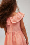 Фото #4 товара Patterned Flounce-trimmed Dress