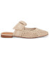 ფოტო #2 პროდუქტის Women's Grenaldie Woven Bow Flat Mules