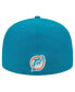 Фото #2 товара Men's Aqua Miami Dolphins City Originals 59FIFTY Fitted Hat