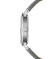 ფოტო #3 პროდუქტის Men's Swiss Automatic Millesime Gray Leather Strap Watch 40mm