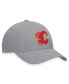 ფოტო #2 პროდუქტის Men's Gray Calgary Flames Extra Time Adjustable Hat