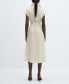 ფოტო #5 პროდუქტის Women's 100% Linen Shirty Dress