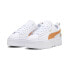 Фото #5 товара Puma Mayze Leather 38198337 Womens White Leather Lifestyle Sneakers Shoes